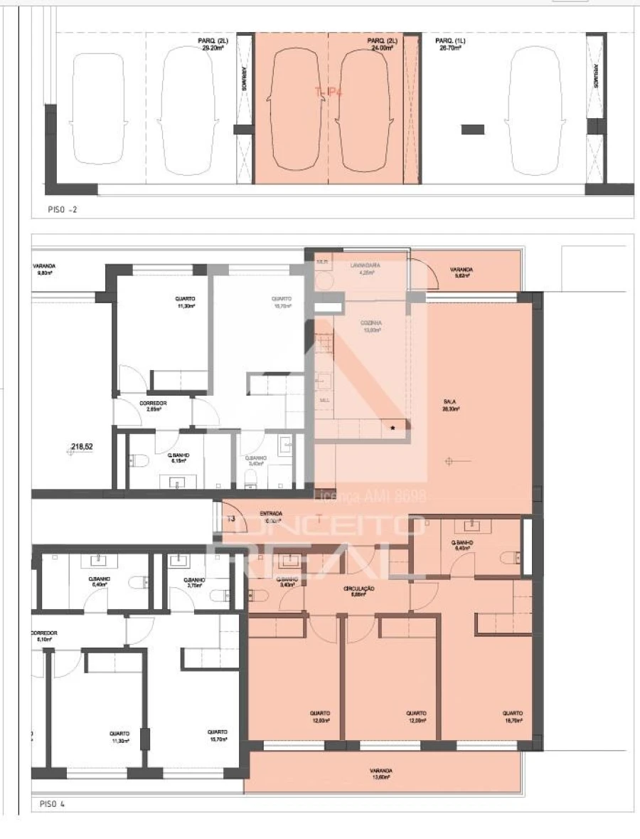 Apartamento T3 para Venda em Lordelo Foto 3