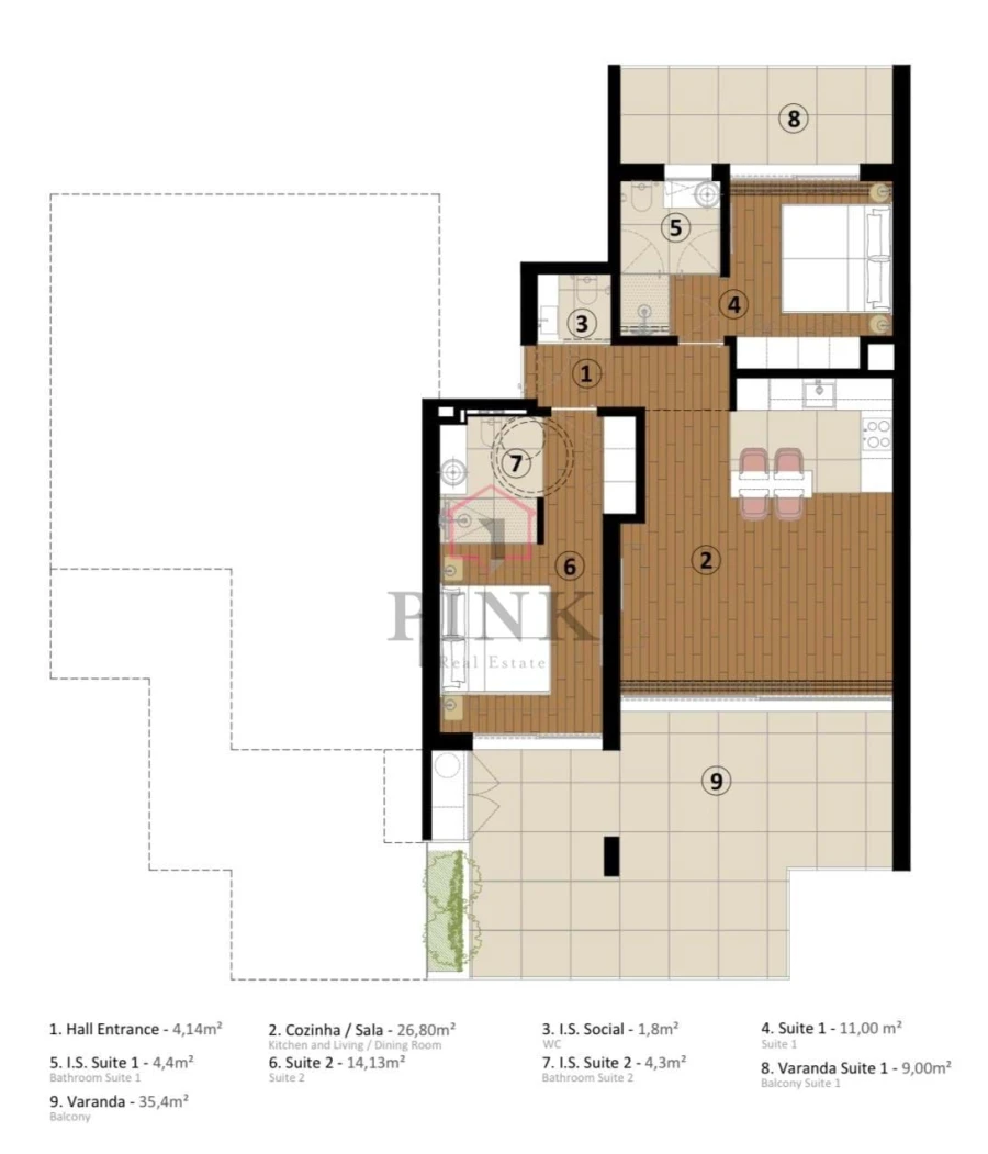 Apartamento T2 para Venda em São Martinho Foto 8
