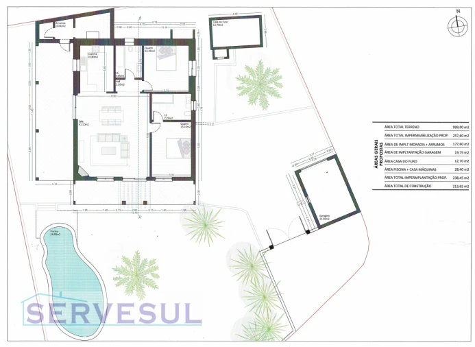 Moradia T2 para Venda em Alcantarilha e Pêra Foto 49