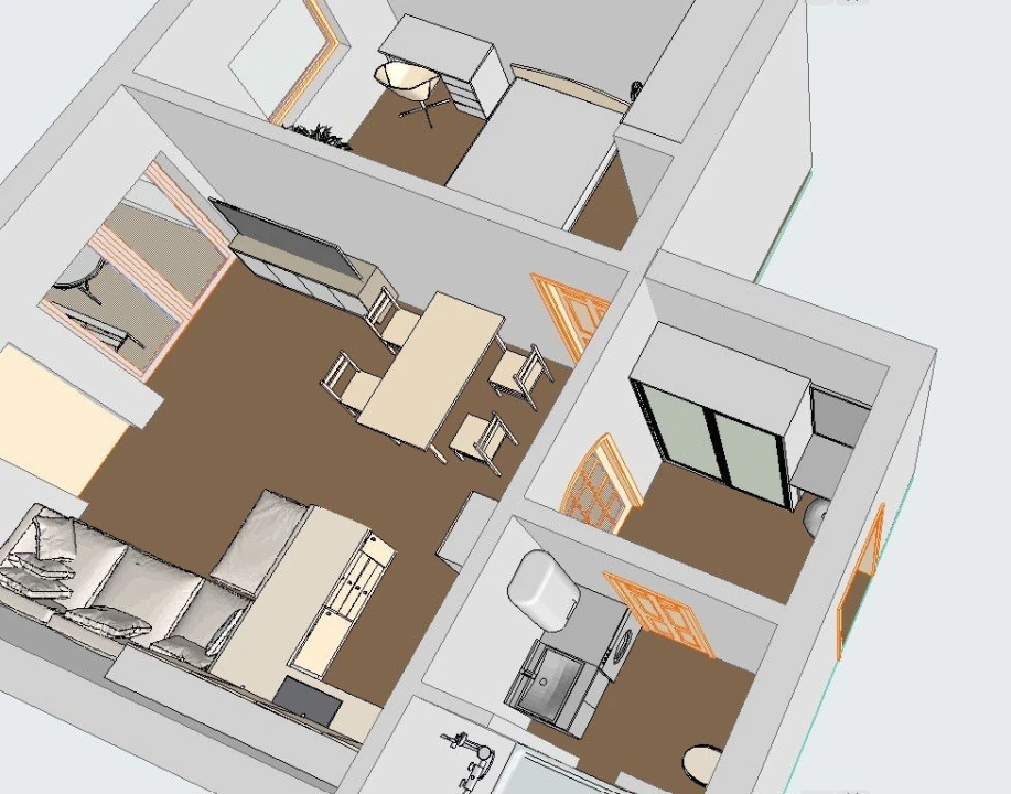 Apartamento T1 para Venda em Albufeira e Olhos de Água Planta 2