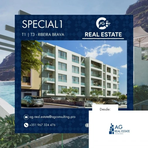 Apartamento T1 para Venda em Ribeira Brava