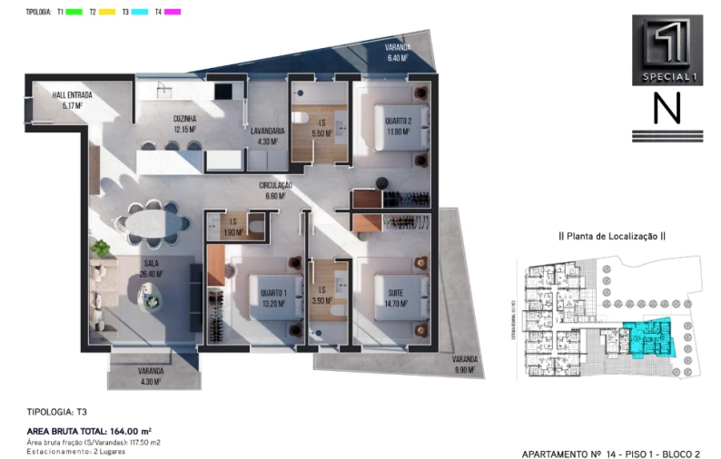 Apartamento T1 para Venda em Ribeira Brava Foto 16