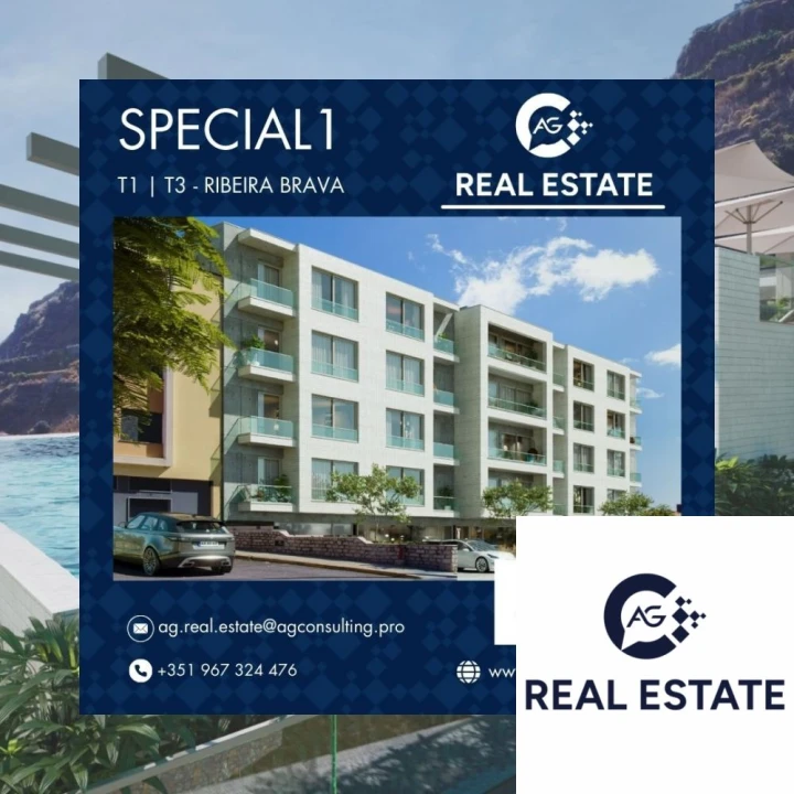 Apartamento T1 para Venda em Ribeira Brava Foto 1