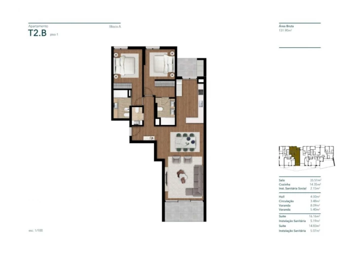 Apartamento T2 para Venda em Funchal (Santa Luzia) Foto 21