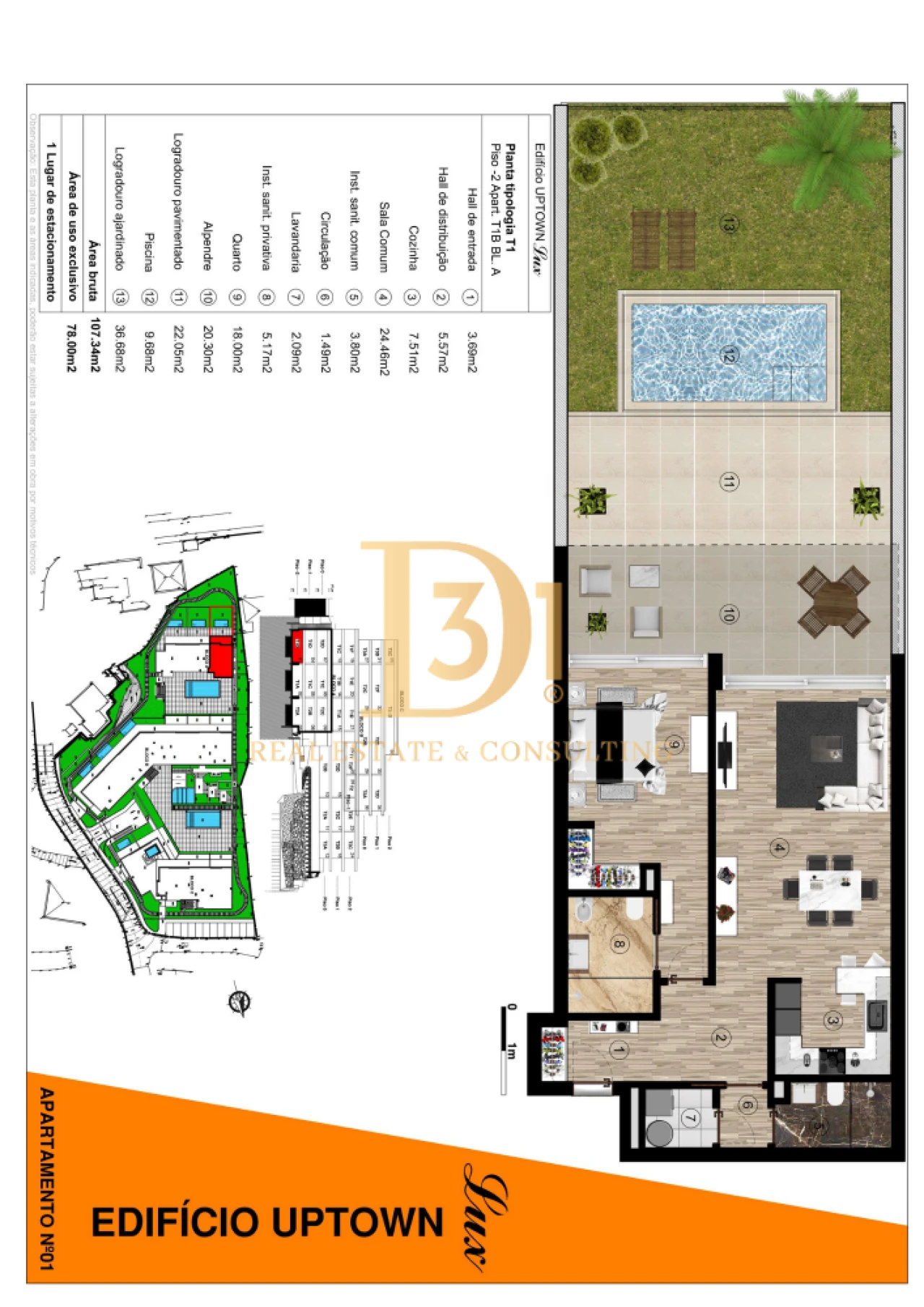 Apartamento T1 para Venda em Funchal (Santa Luzia) Foto 2