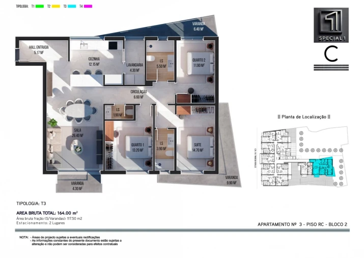 Apartamento T3 para Venda em Ribeira Brava Foto 18