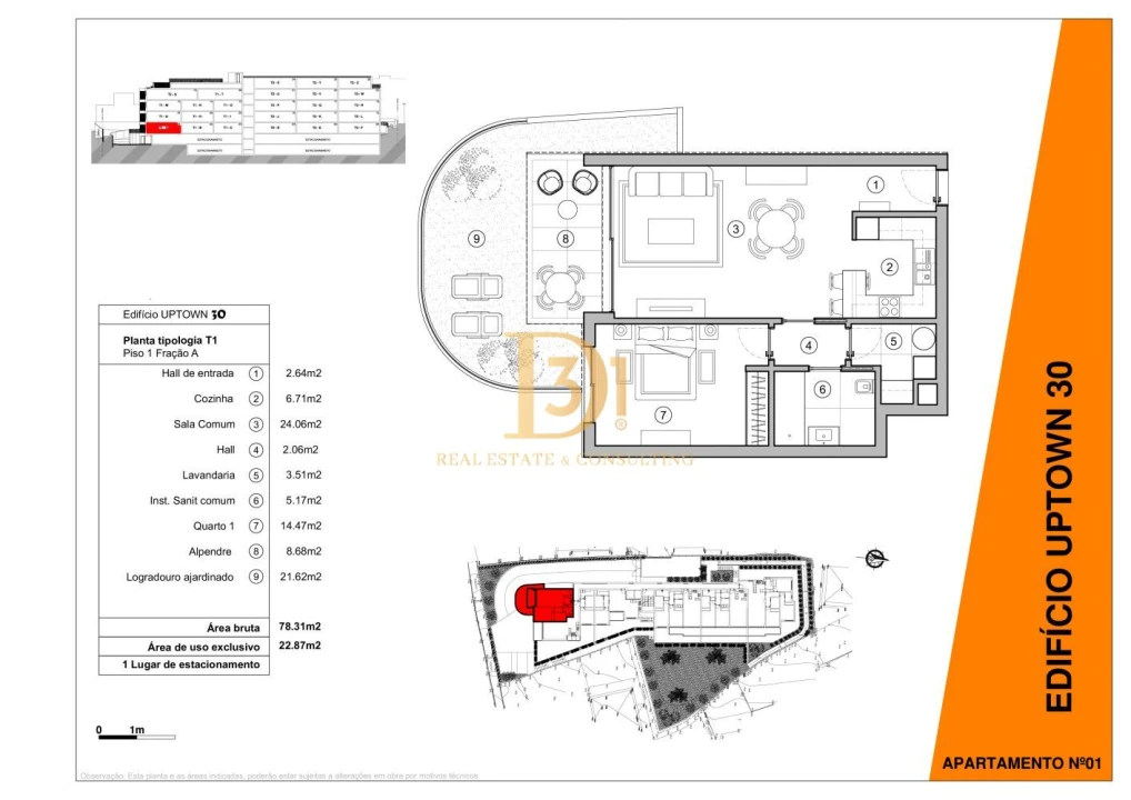 Apartamento T1 para Venda em Machico Foto 2