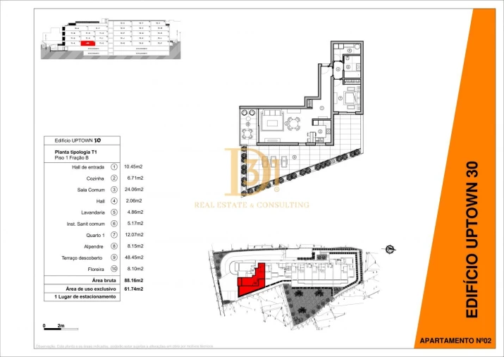 Apartamento T1 para Venda em Machico
