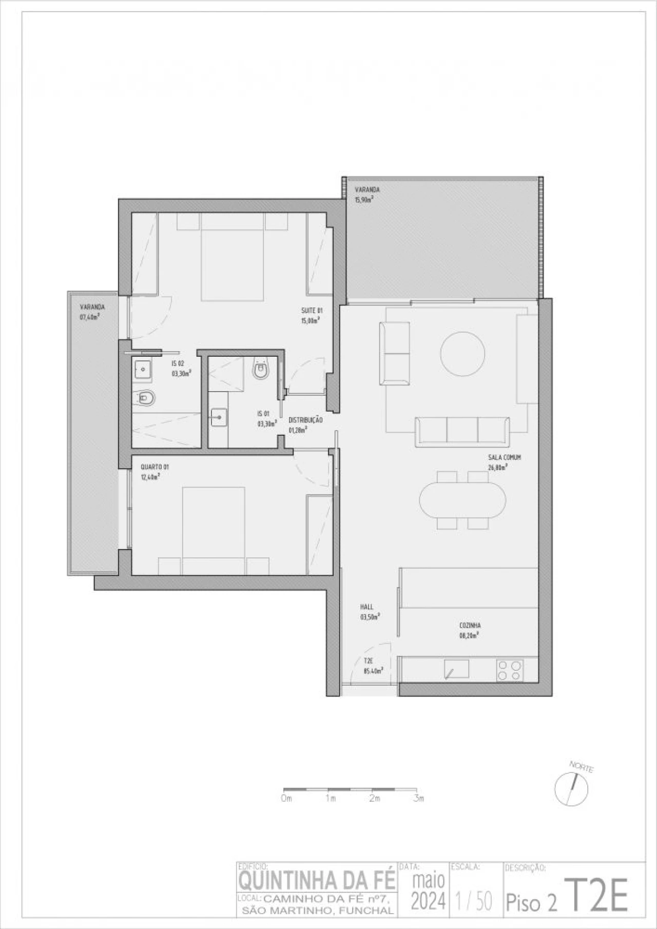 Apartamento T2 para Venda em São Martinho Foto 18