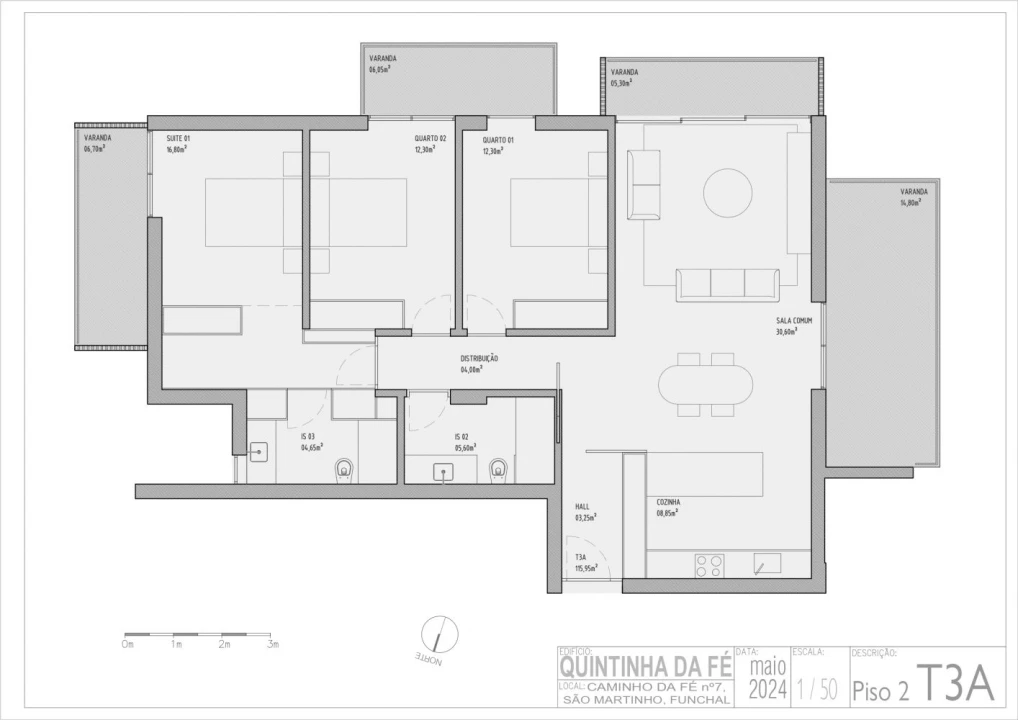 Apartamento T3 para Venda em São Martinho Foto 18