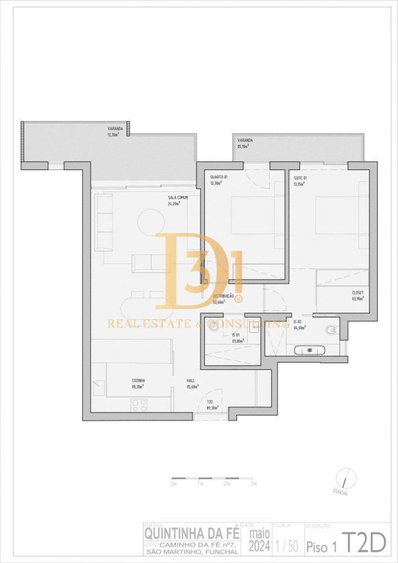 Apartamento T2 para Venda em São Martinho Foto 3