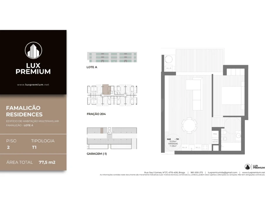 Apartamento T1 para Venda em Esmeriz e Cabeçudos Foto 11