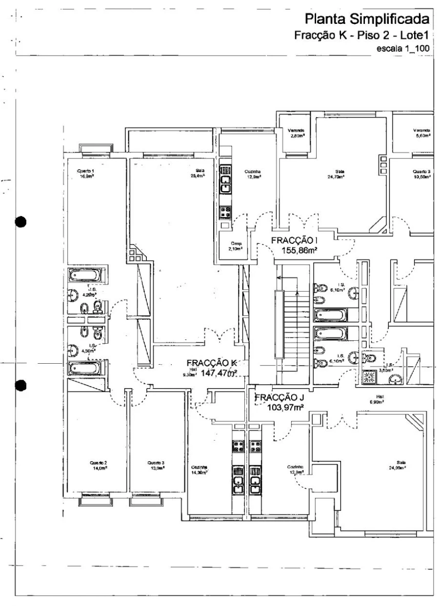 Apartamento T3 para Venda em Marvila, Ribeira Santarém, São Salvador, São Nicolau Foto 21