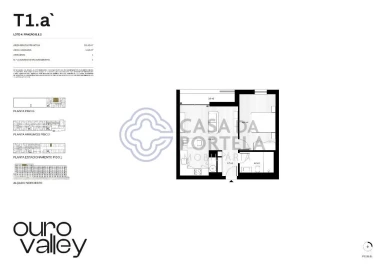 Apartamento T1 para Venda em Rio Tinto