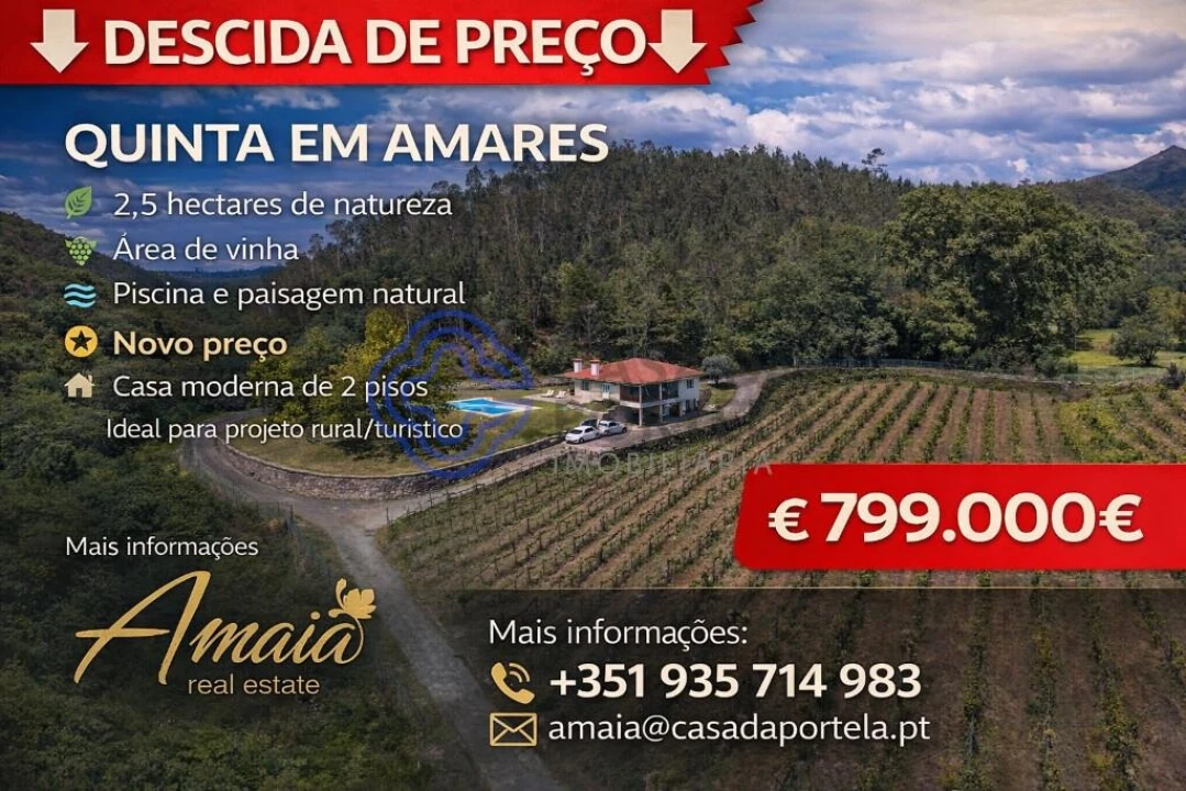 Quinta T3 para Venda em Bouro (Santa Maria) Foto 78