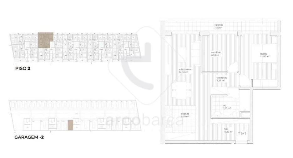 Apartamento T1 para Venda em Vila Nova de Cerveira e Lovelhe Foto 21