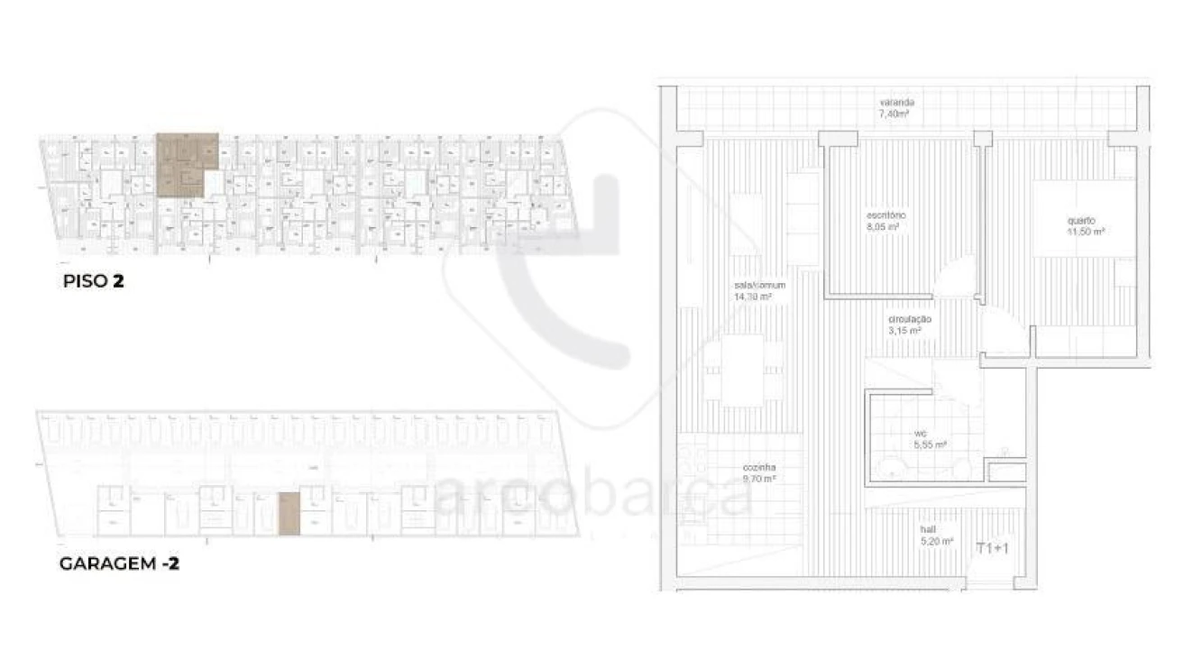 Apartamento T1 para Venda em Vila Nova de Cerveira e Lovelhe Foto 21