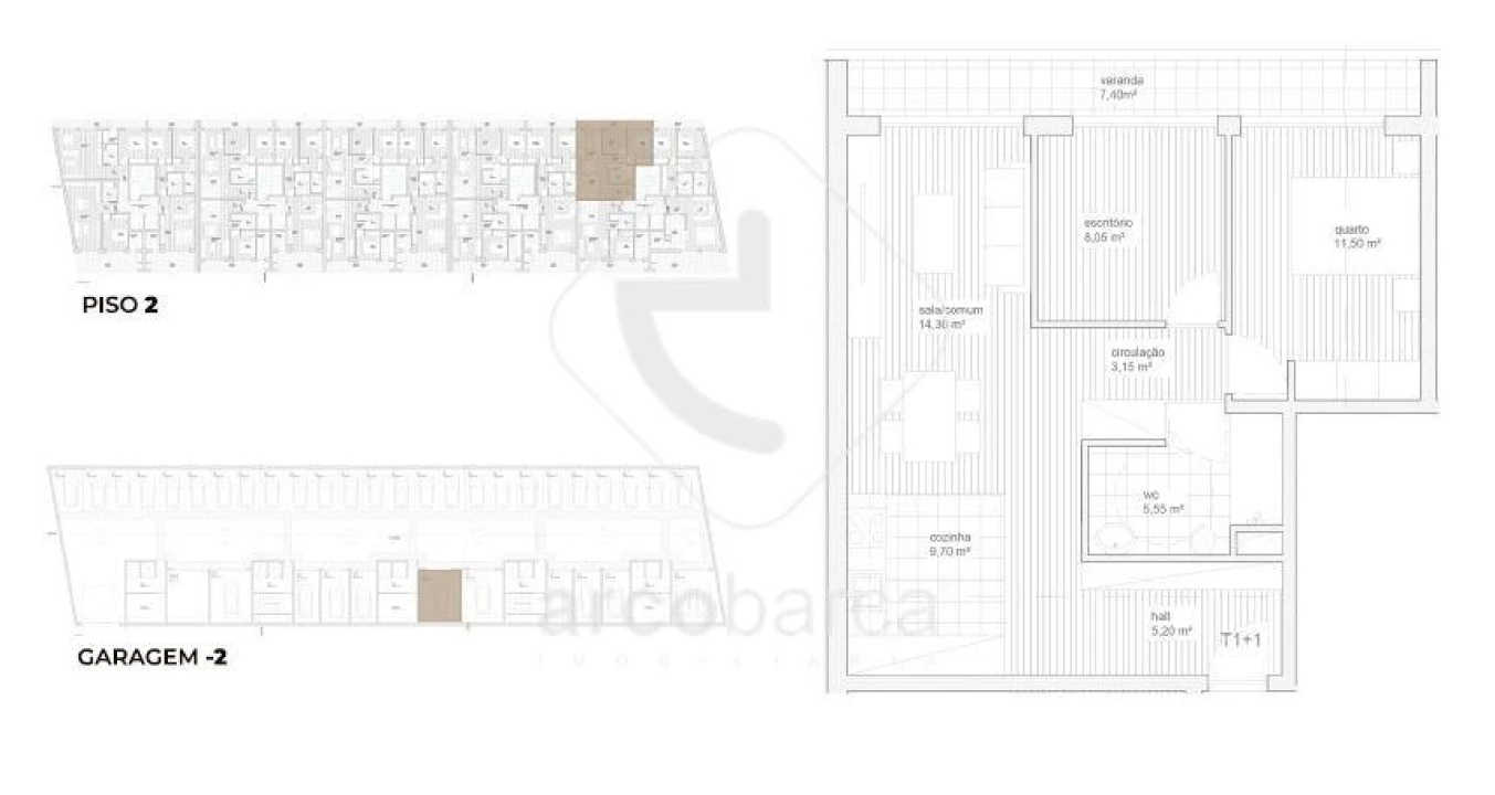 Apartamento T1 para Venda em Vila Nova de Cerveira e Lovelhe Foto 21