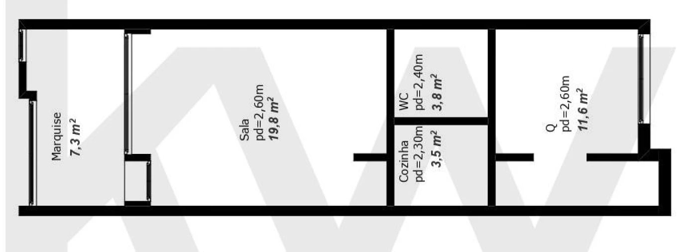 Apartamento T1 para Arrendamento em Carcavelos e Parede Foto 14