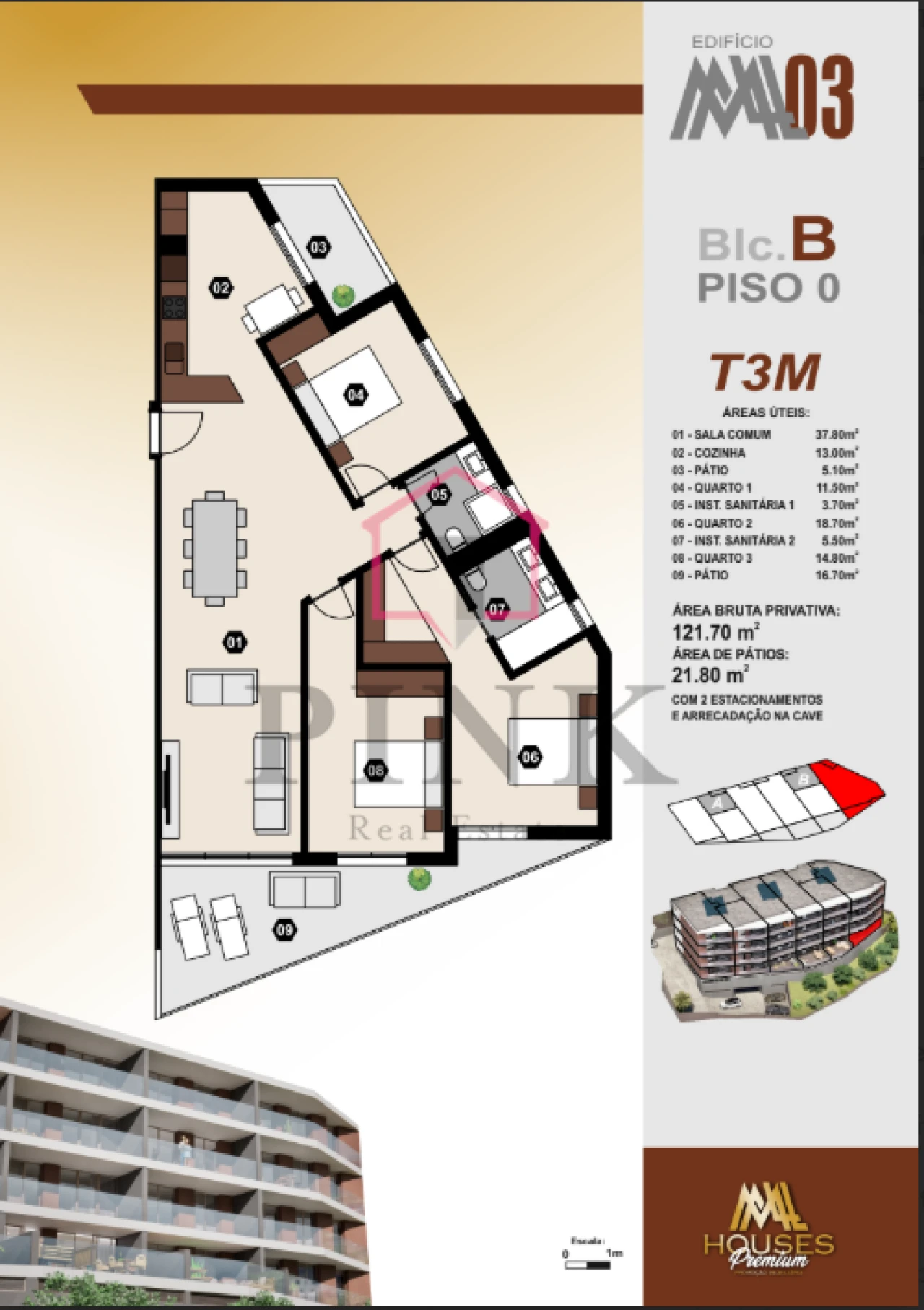 Apartamento T3 para Venda em Camara de Lobos Foto 17