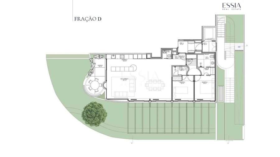 Apartamento T2 para Venda em Aldoar, Foz do Douro e Nevogilde Planta 1