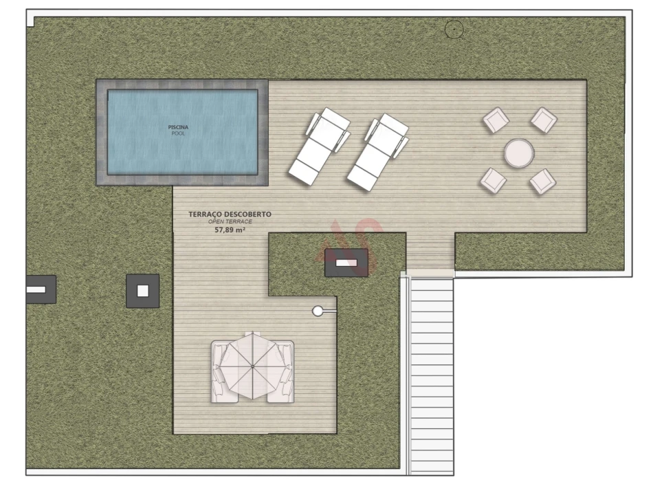 Apartamento T3 para Venda em Quarteira Planta 2