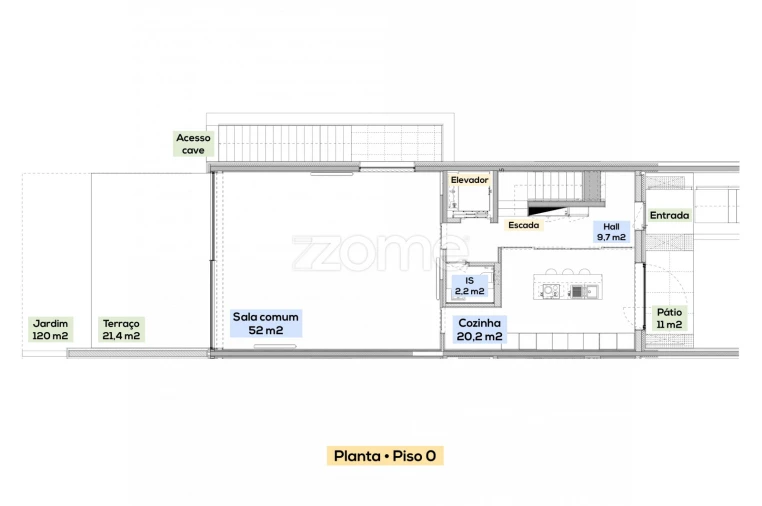 Moradia T6 para Venda em Aldoar, Foz do Douro e Nevogilde Planta 2