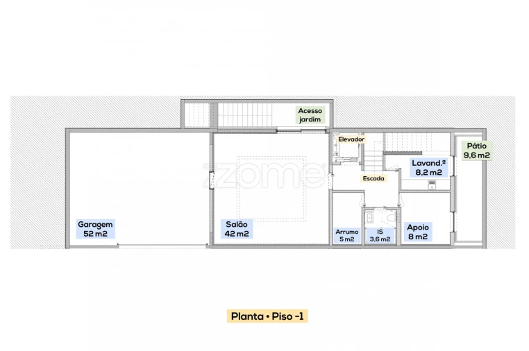 Moradia T6 para Venda em Aldoar, Foz do Douro e Nevogilde Planta 1