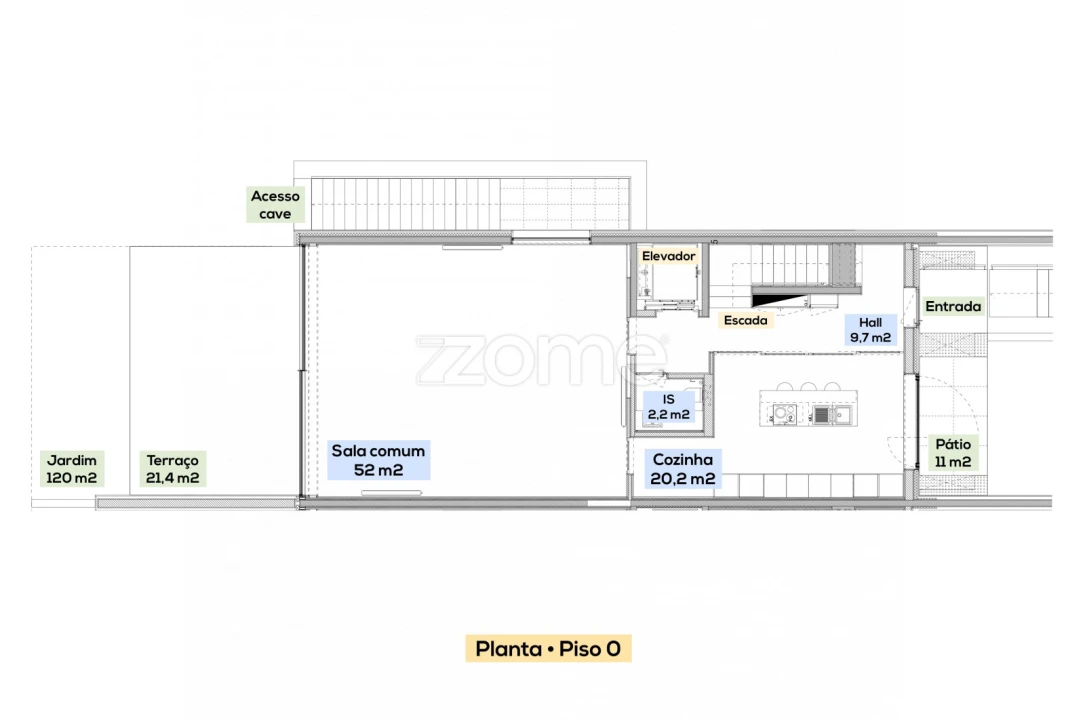 Moradia T6 para Venda em Aldoar, Foz do Douro e Nevogilde Planta 2