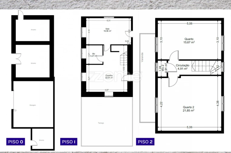 Moradia T2 para Venda em Ribeira Foto 47