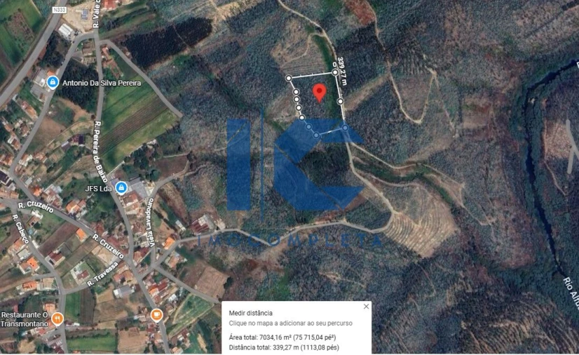 Terreno para Venda em Águeda e Borralha