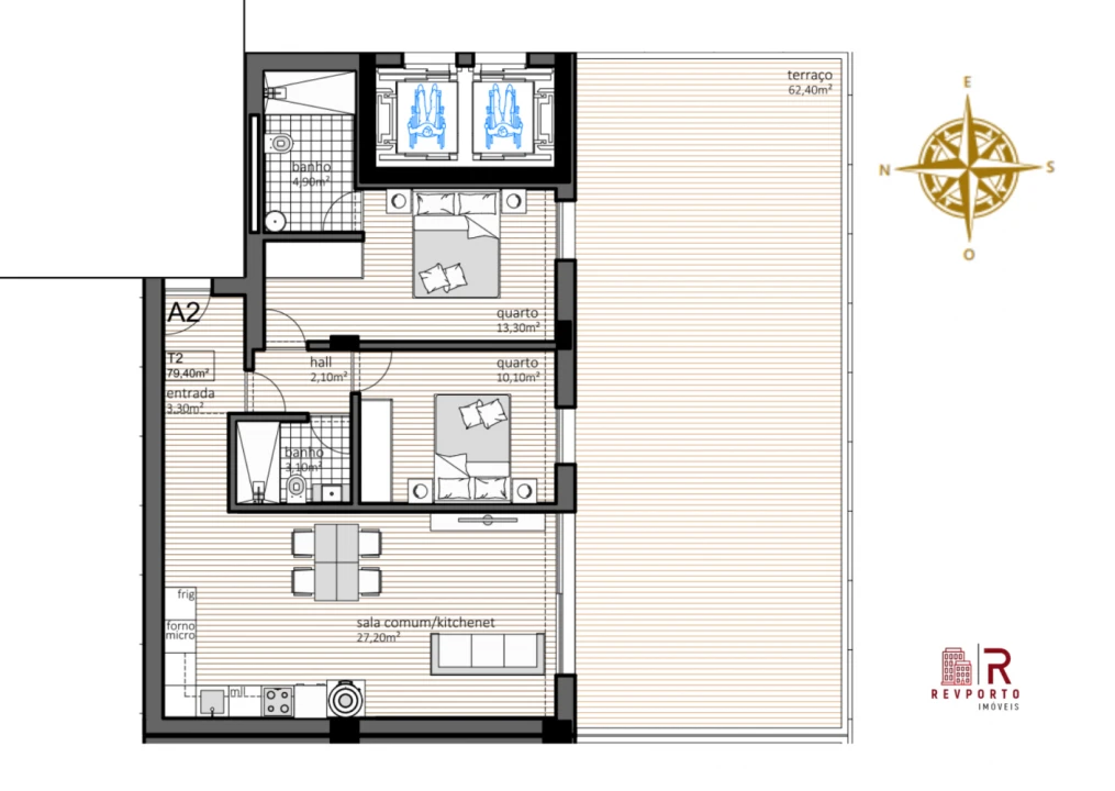 Apartamento T2 para Venda em Paranhos Foto 15