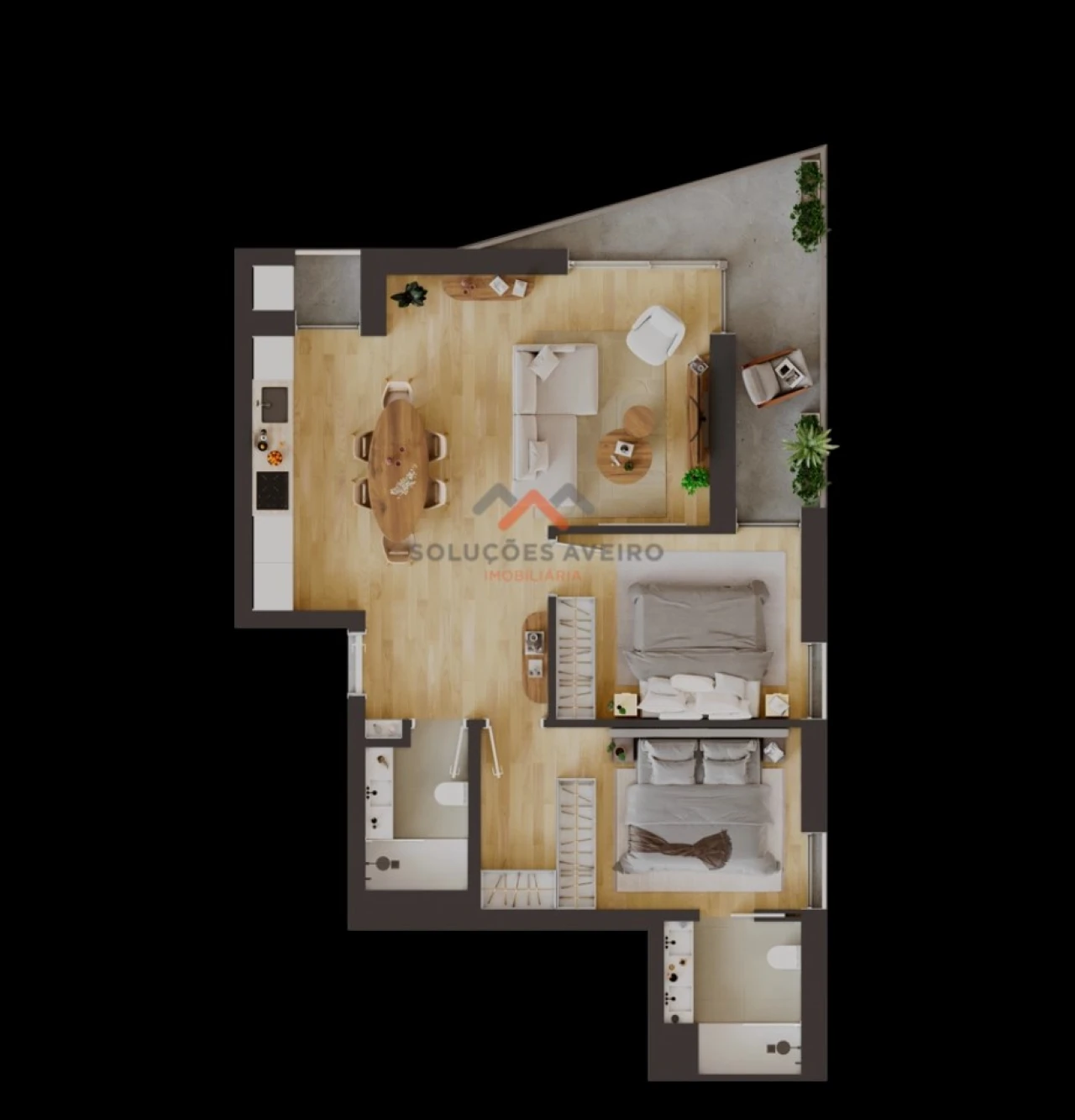 Apartamento T2 para Venda em Glória e Vera Cruz Foto 15