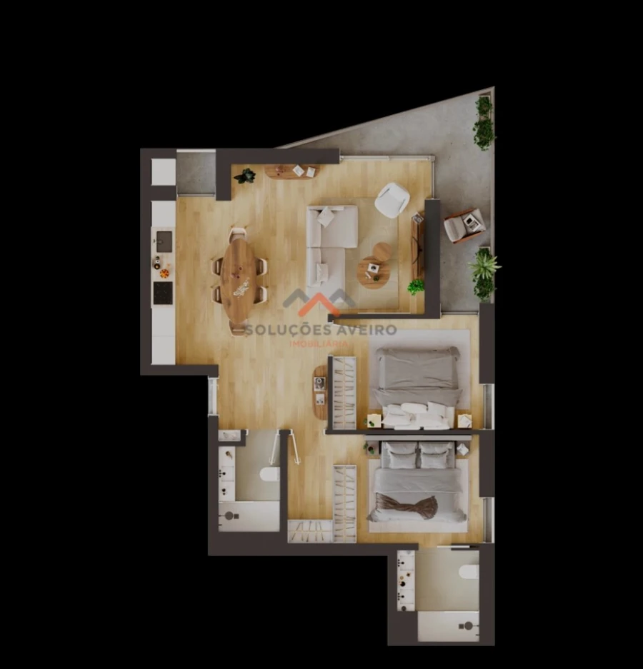 Apartamento T2 para Venda em Glória e Vera Cruz Foto 15