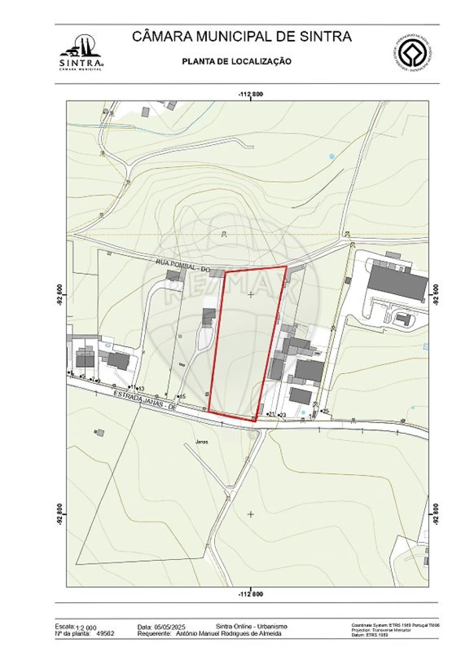 Terreno para Venda em Santa Maria e São Miguel, São Martinho, São Pedro Penaferrim Foto 1