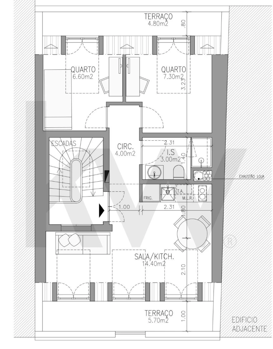 Apartamento T2 para Venda em São Vicente Foto 18