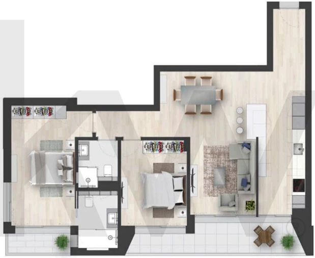 Apartamento T2 para Venda em Santo Antonio Foto 22