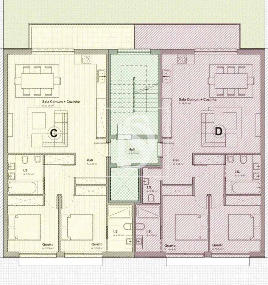 Apartamento T2 para Venda em Vila Verde e Barbudo Foto 13