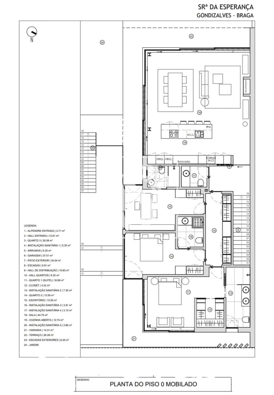 Moradia T4 para Venda em Ferreiros e Gondizalves Foto 42
