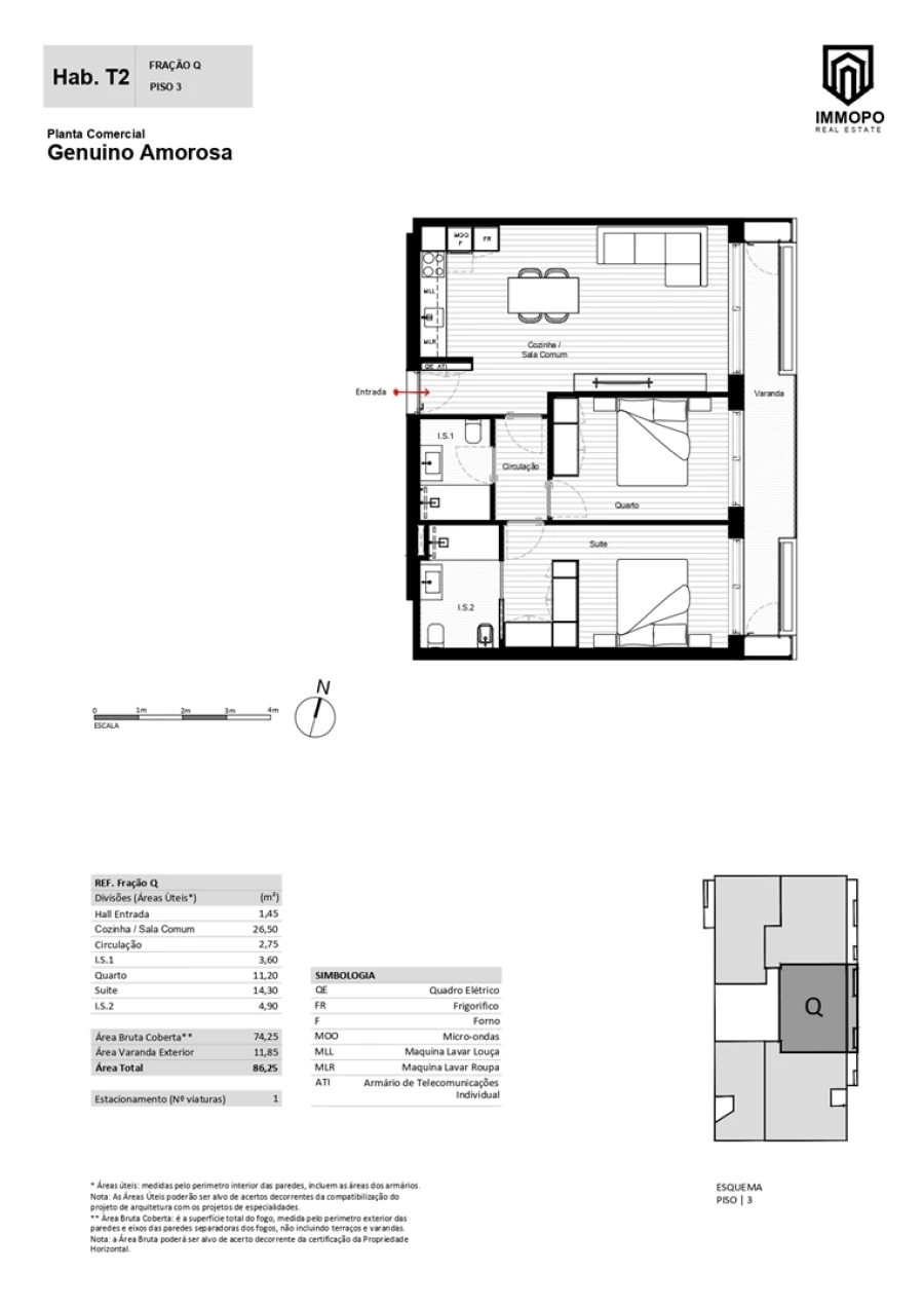 Apartamento T2 para Venda em Chafe Foto 14