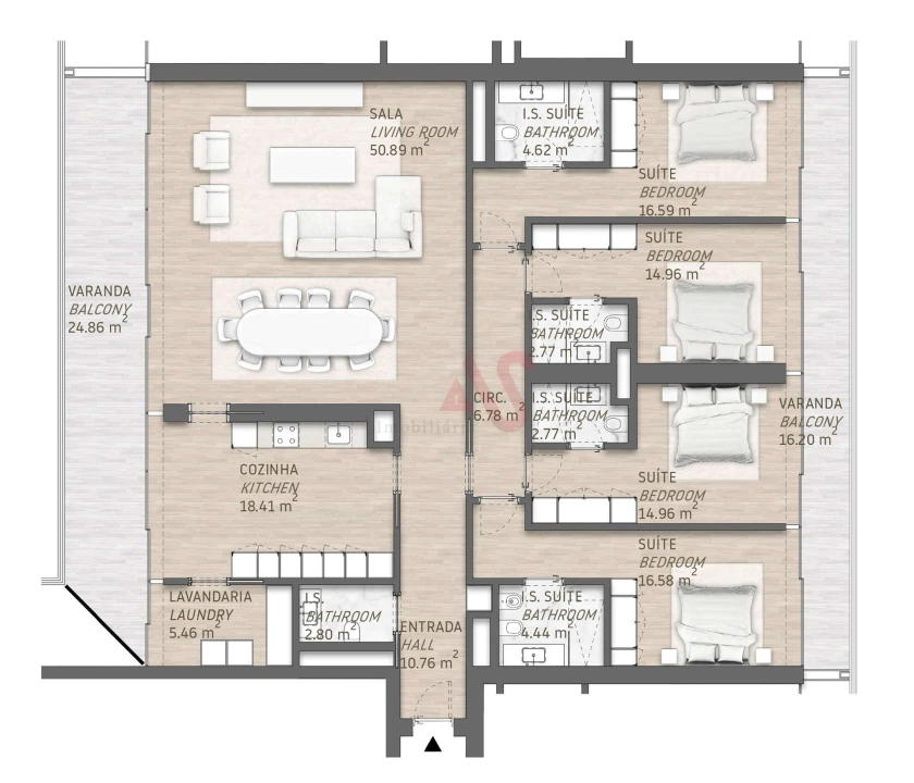 Apartamento T4 para Venda em Quarteira Foto 26