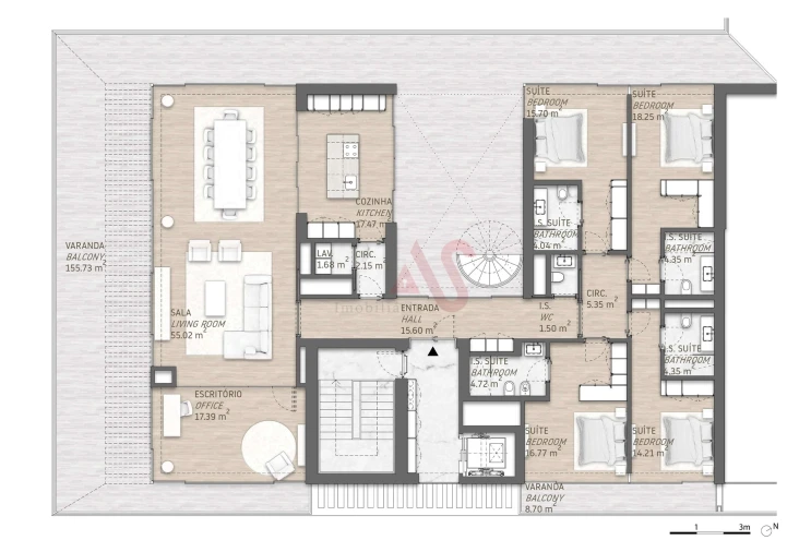 Apartamento T4 para Venda em Quarteira Foto 26