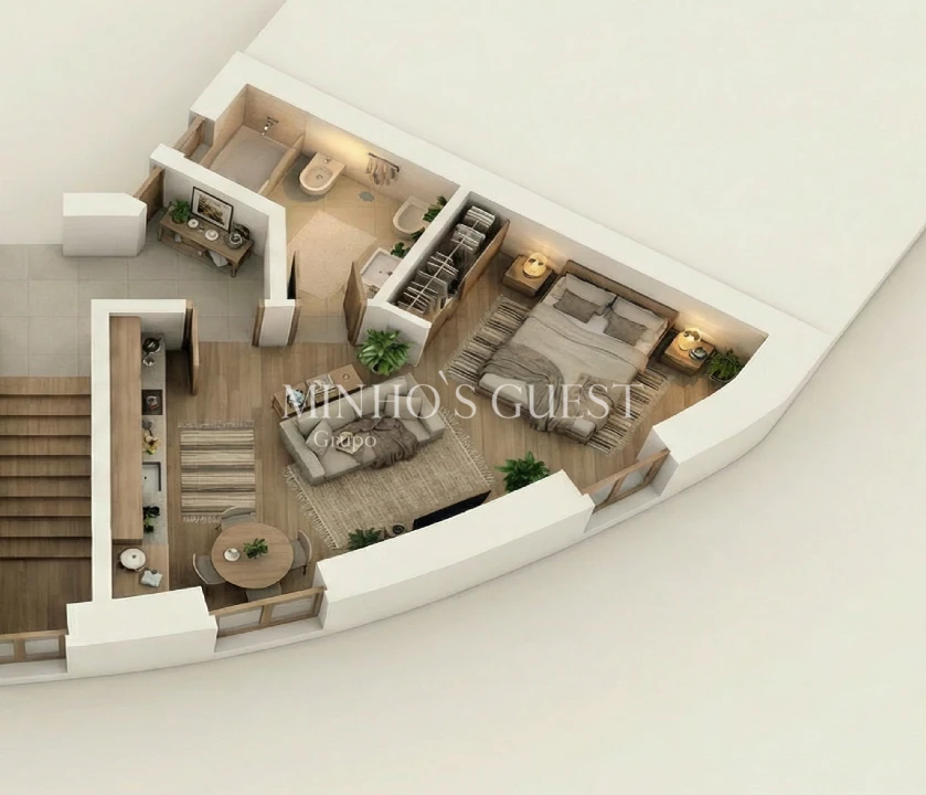 Apartamento T0 para Venda em Gualtar Foto 7