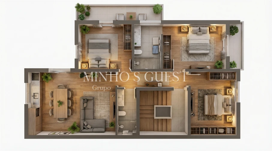 Apartamento T3 para Venda em Braga (São José de São Lázaro e São João do Souto) Foto 3