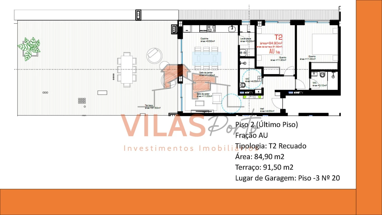 Apartamento T2 para Venda em Cristelos, Boim e Ordem Foto 10