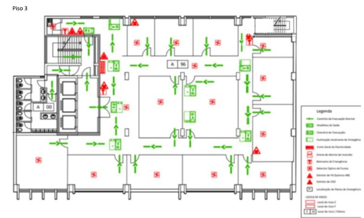 Escritório para Arrendamento em Avenidas Novas Planta 2