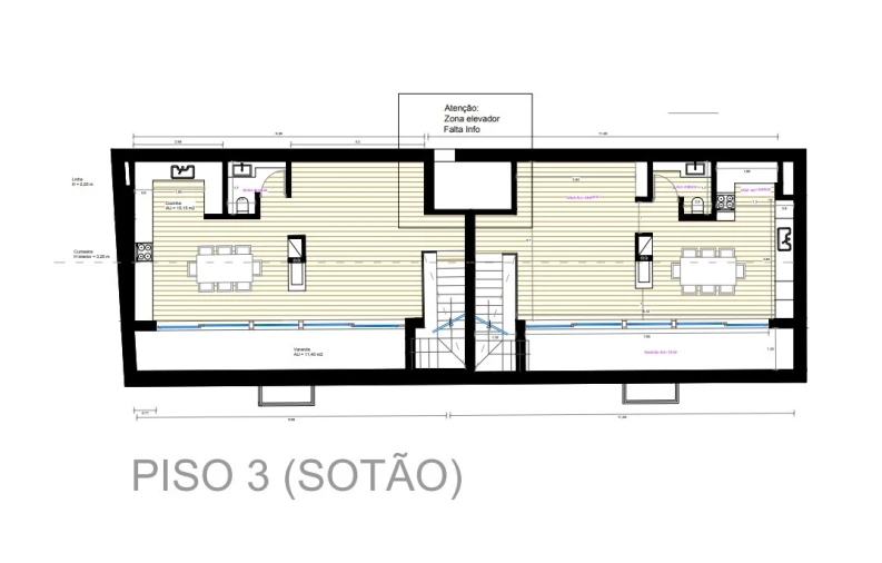 Apartamento T3 para Venda em Cascais e Estoril Planta 3