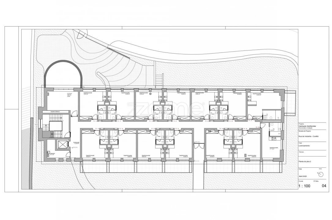 Apartamento T1 para Venda em Covilhã e Canhoso Planta 2