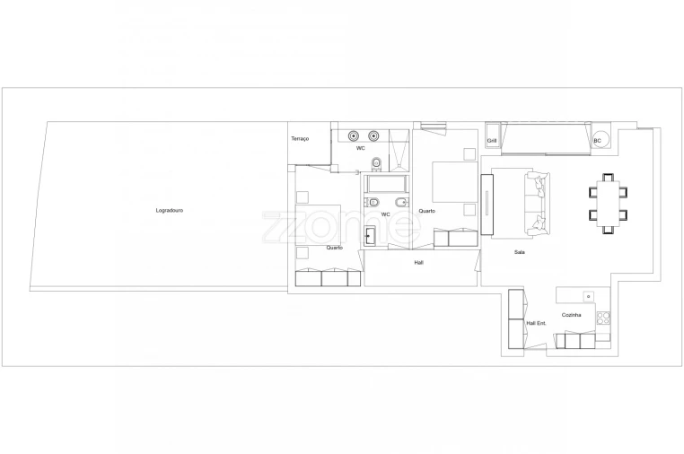 Apartamento T2 para Venda em Mafamude e Vilar do Paraíso Foto 31