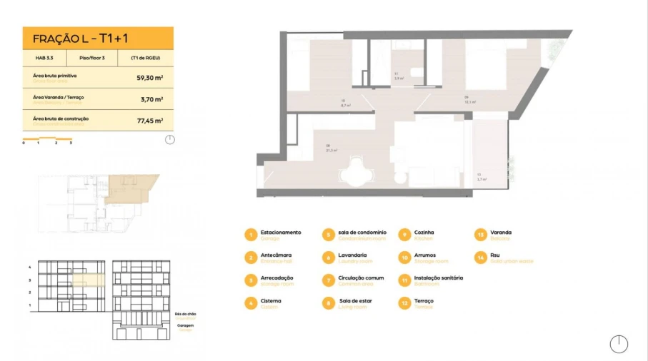 Apartamento T1 para Venda em Matosinhos e Leça da Palmeira Foto 17